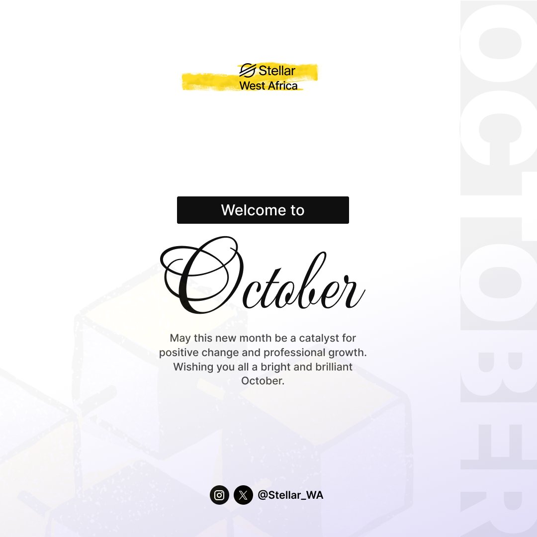 A brand new month is here, and with it comes fresh opportunities to grow, achieve, and thrive. 

May this October be filled with professional wins, career breakthroughs, and personal milestones that push you closer to your goals. 💜

It’s also a reminder to stay intentional.