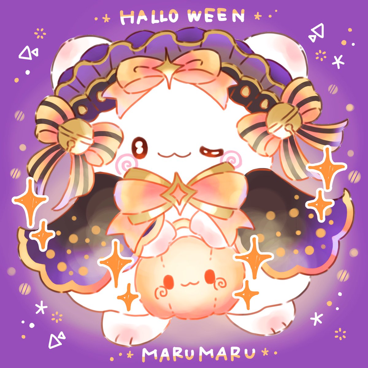 puwa_maru's tweet photo. ハロスイのハロウィンお衣装とっても可愛いです🎃✨💕 https://t.co/lA0GJPCrPI