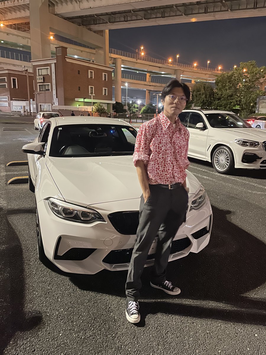 bunbun_167's tweet photo. 納車即ドライブに付き添ってくれたお2人ありがとうございます
カンコヒはすーぐオーナー面する https://t.co/s4dFBki7fP