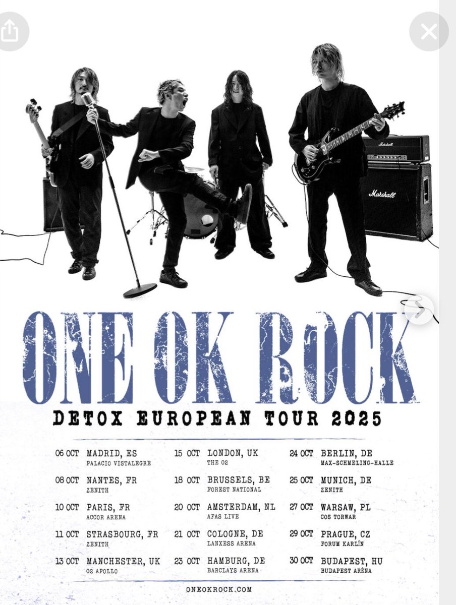 ONEOKROCK ×DETOX 4公演 (@wzwKKhV6bFD7byg) / X