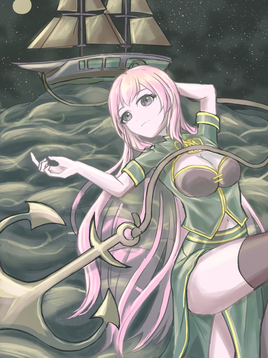 나나호시 관현악단의 발묘에 대한 개인적인 인상으로 그린 그림입니다
마지미라에서 듣고 정말 감동한 노래

#巡音ルカ