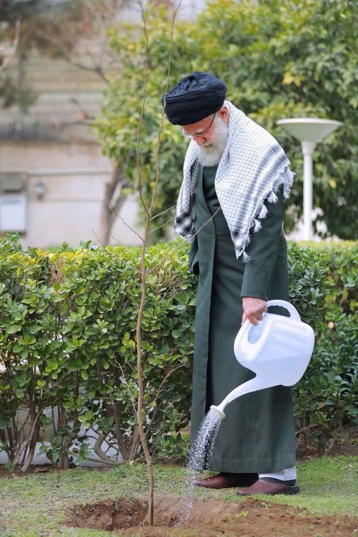 FreeTavana's tweet photo. Let it be remembered regardless of the outcome of the war:
He courageously planted the sapling of #human_freedom from the clutches of the domination system in the modern days and showed the way, and one day, this sapling will become a strong tree.
@Khamenei_m https://t.co/iAXHqlSACH