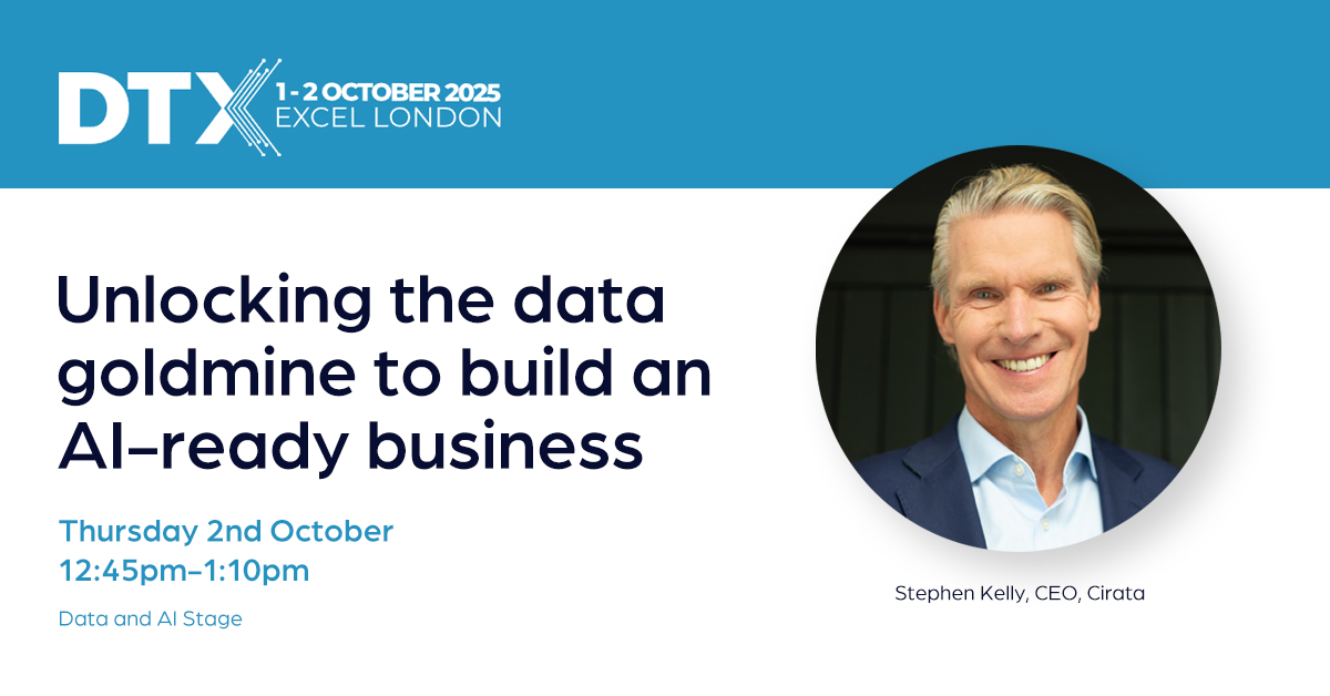 SKellyCEO's tweet image. Tomorrow is the day... Join me at the Data and AI Stage for conversation around unlocking goldmines of data. See you there!

dtxevents.io
tinyurl.com/4nyjhxvb

#DTXLondon #DataandAI #DataGoldmine #DigitalTransformationExpo