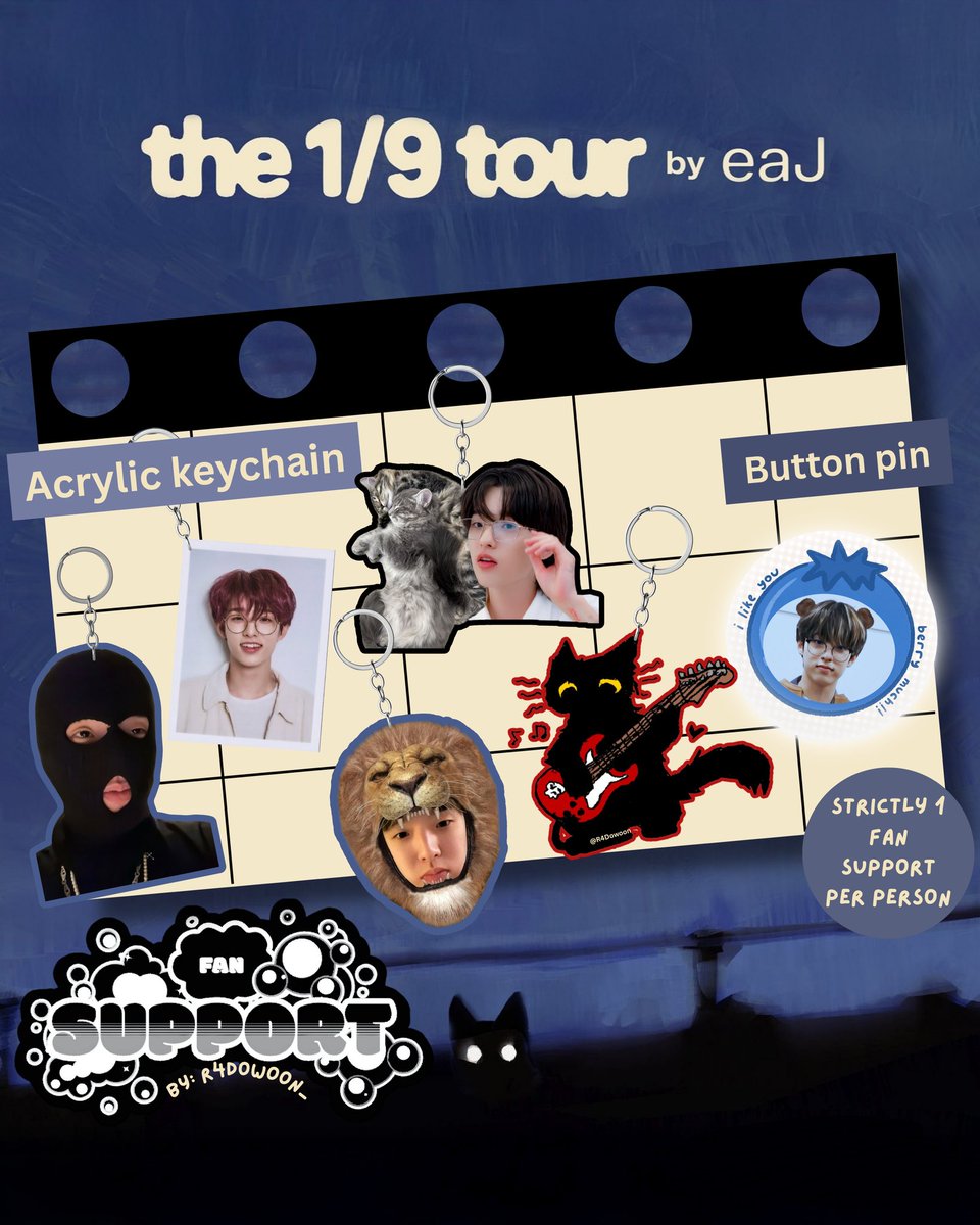 R4Dowoon_'s tweet photo. ⭑Eaj 1/9 Tour in MNL⭑
˚⋆ fan support by @R4Dowoon_ ⋆˚

ᡣ𐭩 ⊹ ࣪ Acrylic Keychains and Button pin ᡣ𐭩 ⊹ ࣪
⭑.ᐟ Show this tweet to claim! 
⭑.ᐟ More details below
⭑.ᐟ Like &amp; RT
⭑.ᐟ Limited quantity, strictly 1:1 
⭑.ᐟ open for trades

#ForTheOnesWhoSaveMe
@eaJPark https://t.co/vEUGaduWyf