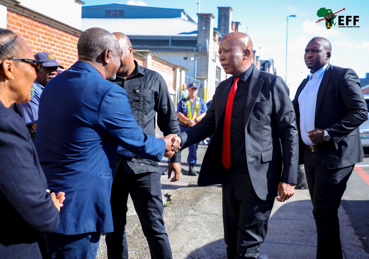 InsidePoliticSA's tweet photo. [Breaking News]: #EFF leader Julius Malema found guilty of illegally discharging a firearm.

Read more here: https://t.co/Glqx0rzIBc

#JuliusMalema #firearms #Firearmscase #EastLondonMagistratesCourt #2018 #Rally #Court #guncase #malema #AdriaanSnyman https://t.co/Mm4wAx79Jg