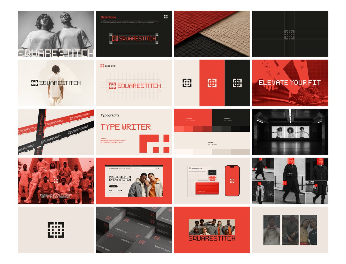 Brand Visual for SQUARESTITCH