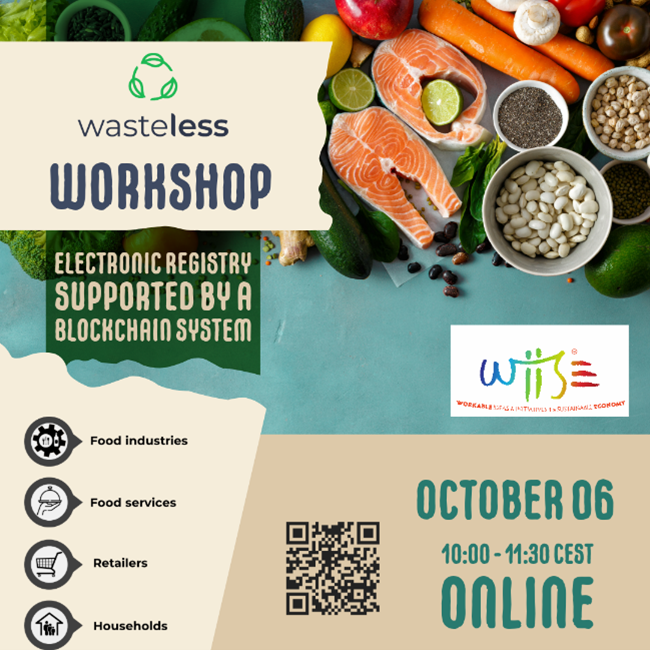 esFIAB's tweet image. ¡Se acerca el primer taller de la serie de formación de #WASTELESS! 

🗓️6 de octubre
🕛10:00-11:30

En él, se presentarán innovadoras herramientas desarrolladas para evaluar y reducir la pérdida y el desperdicio de alimentos en toda la cadena de valor.

acortar.link/yXCEaX