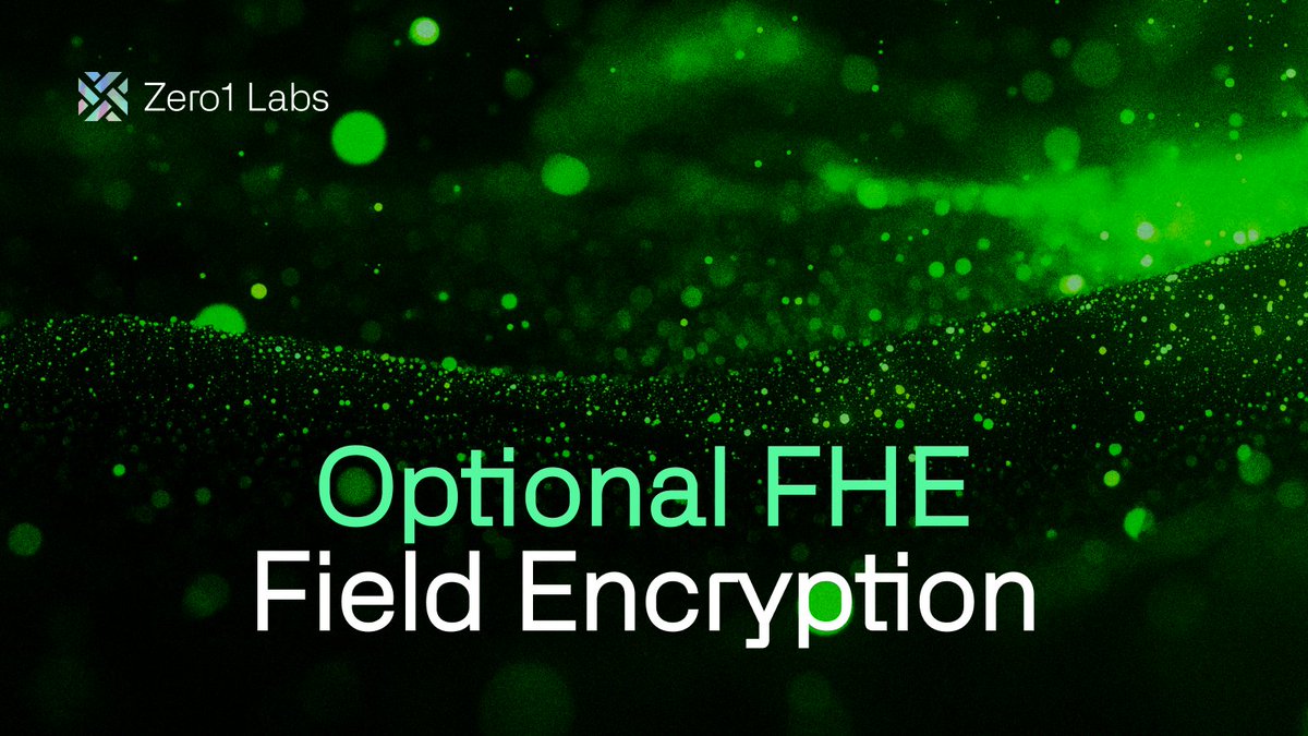 zero1_labs's tweet image. Cypher’s latest update: Optional FHE Field Encryption (tfhe_wasm plug-in).
Compute directly on encrypted data — without ever decrypting it.
Why it matters:
- Sensitive research data (genomics, medical, AI logs)
- Collaboration without leaks
- Verifiable outputs while…