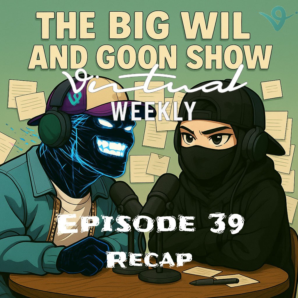 Virtuals Weekly Episode 39 Recap!

 ➥ The <a href="/joinwav3/">WAV.3 ( 🌊 , 🌊 )</a> joined us and we had a great discussion around their project which aims to reward you for listening to music. It's a long term vision, a big vision, but the passion is there from both Nick and Greg. We loved what was put