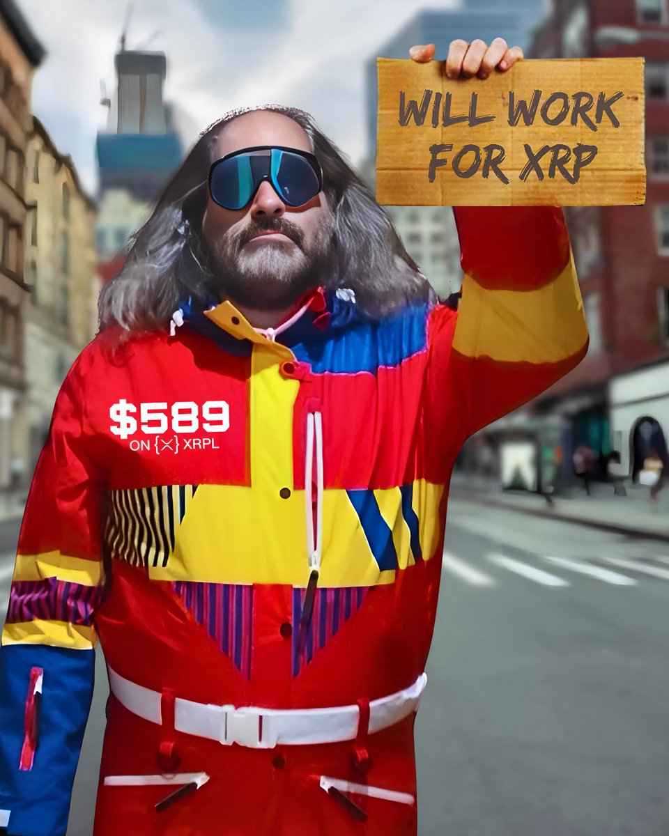 I stopped and talked to this man, and he informed me that he was recently unemployed. 😢 

If anyone is hiring, please reach out so we can get him back on his feet. 🙏 $XRP
