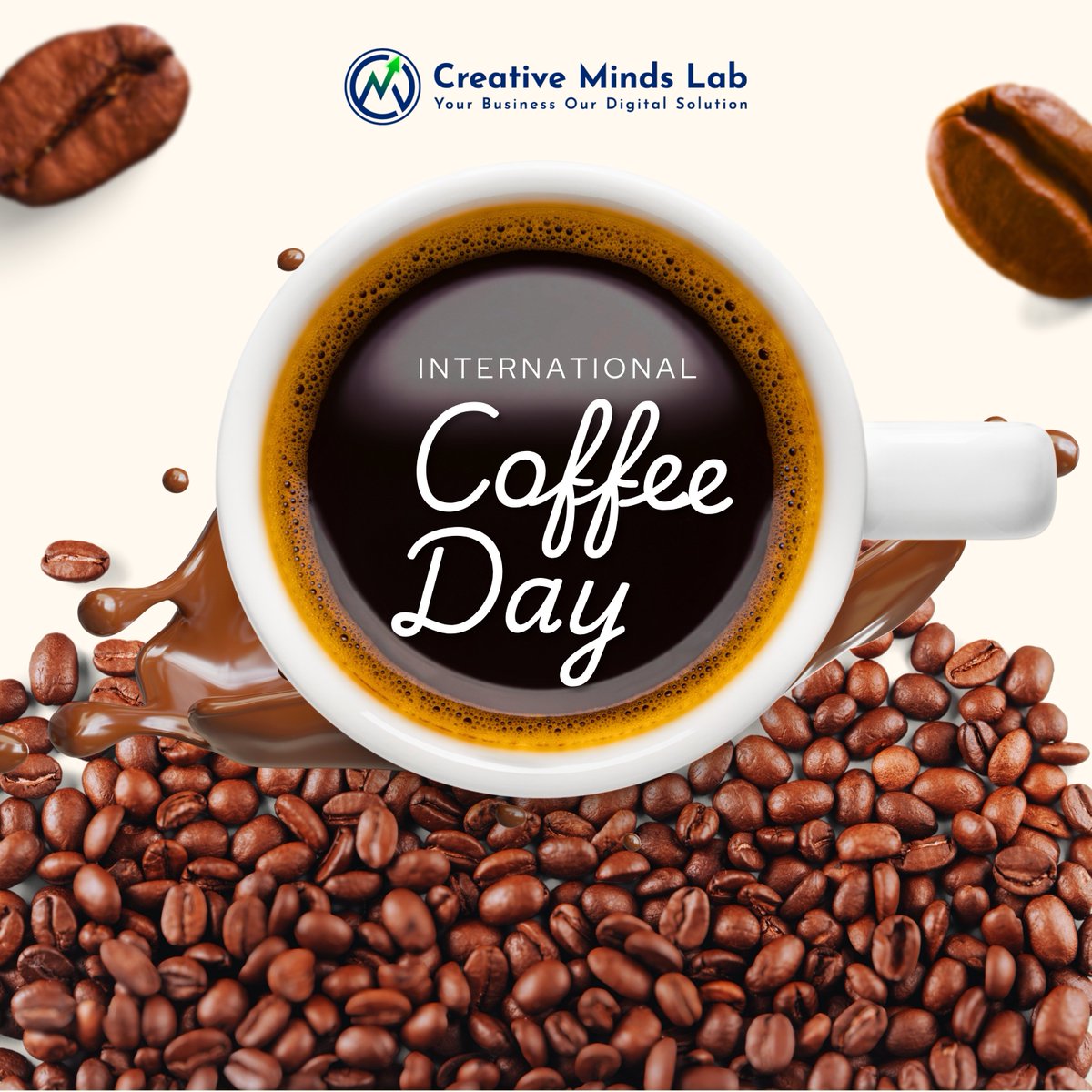 LabMinds55733's tweet photo. Brewing ideas, one cup at a time. Happy International Coffee Day from Creative Minds Lab!

#InternationalCoffeeDay #CoffeeAndIdeas #CaffeineForCreativity #CreativeMindsLab https://t.co/yX2oO0L2Fq