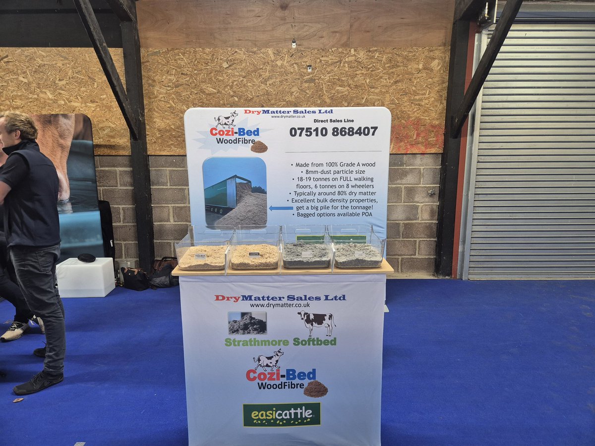 CoziBed's tweet photo. Stand 261 Exmoor Hall 2. Come talk to Phil at Bath &amp; West Dairy Show about bedding supply this winter. Paper may be near enough sold out, but we've got Sawdust options to get you covered
#teamdairy https://t.co/fqZbAWTPwe