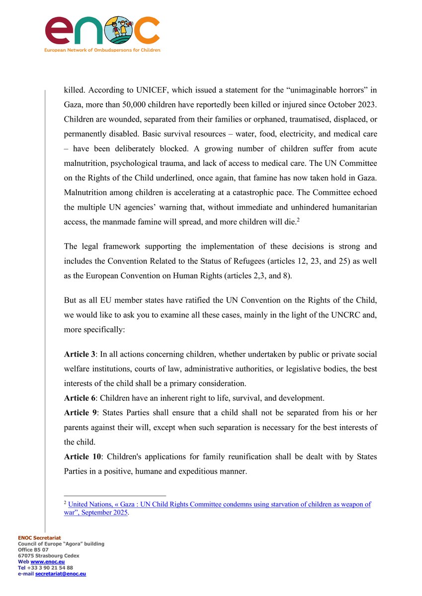 European Network of Ombudspersons for Children tweet media