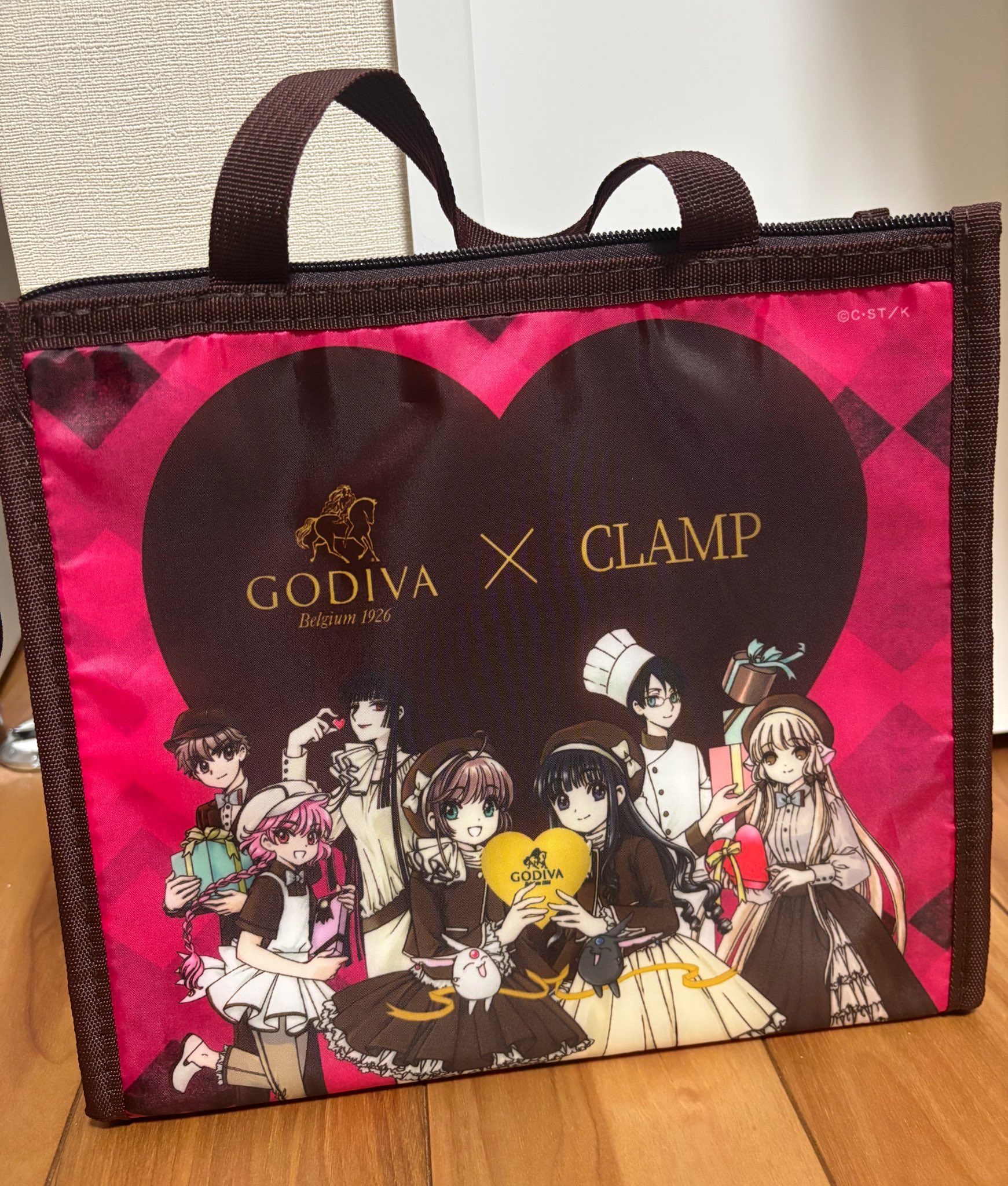 CLAMP コラボ GODIVAゴディバ タンブラー ショッパースリーブ