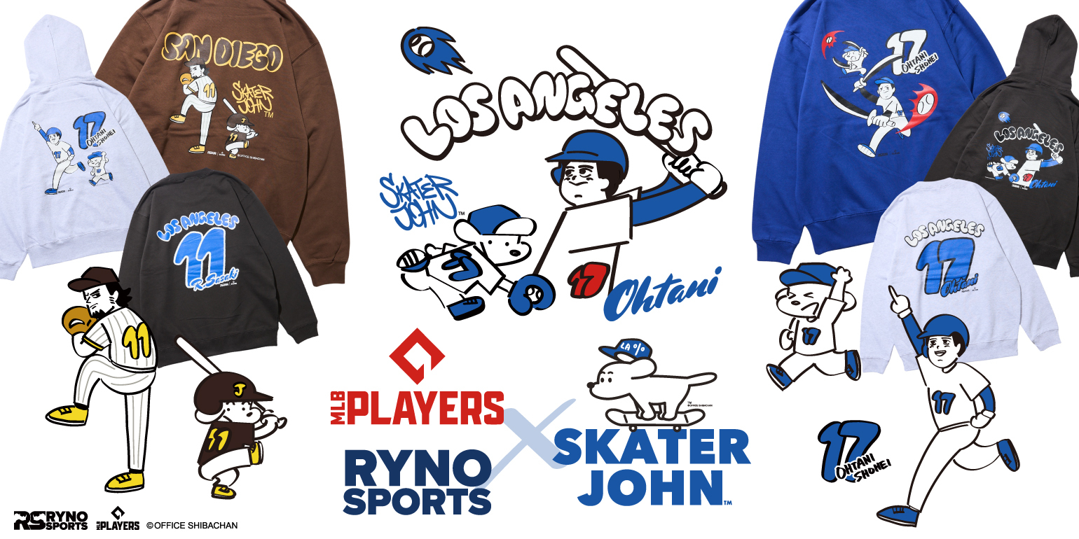 SKATER JOHN × RYNO SPORTS × MLB PLAYERS SKATER JOHN × RYNO SPORTS × MLB PLAYERS｜Daytona Park