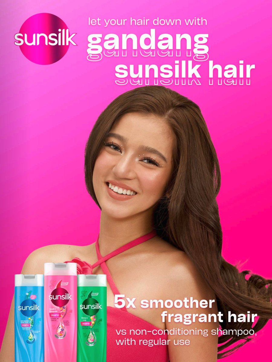 bellelieversofc's tweet photo. "I think it's not about the hairstyle or look that makes me feel unstoppable. It's about the product I use. And that for me is Sunsilk" - Belle Mariano

BELLE MEGA SUNSILK COVER GIRL
#BellexMEGASunsilk 
#SunsilkPH 
#GandangSunsilk https://t.co/deVdNjBOEi