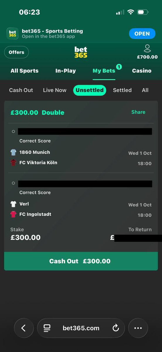 🔥 Today’s Correct Score VIP Double 🔥
⚽  🇩🇪 ᴍᴜɴɪᴄʜ 1860 ᴠ ᴠɪᴋᴛᴏʀɪᴀ ᴋᴏʟɴ
⚽   🇩🇪 ᴠᴇʀʟ ᴠ ғᴄ ɪɴɢᴏʟsᴛᴀɢᴛ

Stake: £300 ✅
Kick-off:  WEDNESDAY 1st Oct | 18:00

💯 Stay tuned winnings loading… 🚀