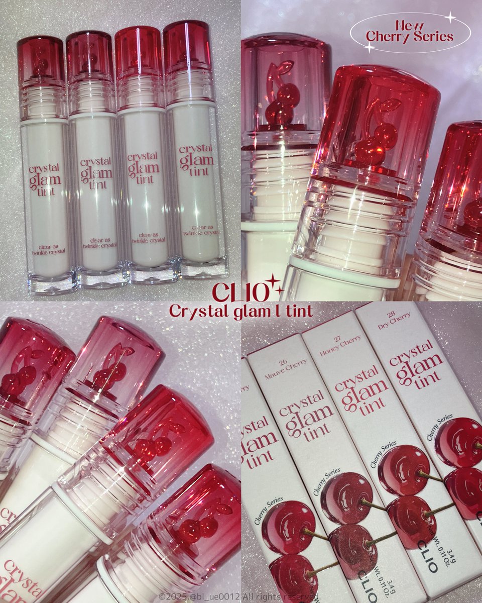 BL_UE0012's tweet image. CLIO クリスタルグラムティント 𝑪𝒉𝒆𝒓𝒓𝒚 𝑺𝒆𝒓𝒊𝒆𝒔から新色が4色登場🍒深めなチェリーからあたたかみのあるウォームなチェリーまで💗クリアなキャップにミニチェリーがかわいすぎる🍒
#PR #CLIO