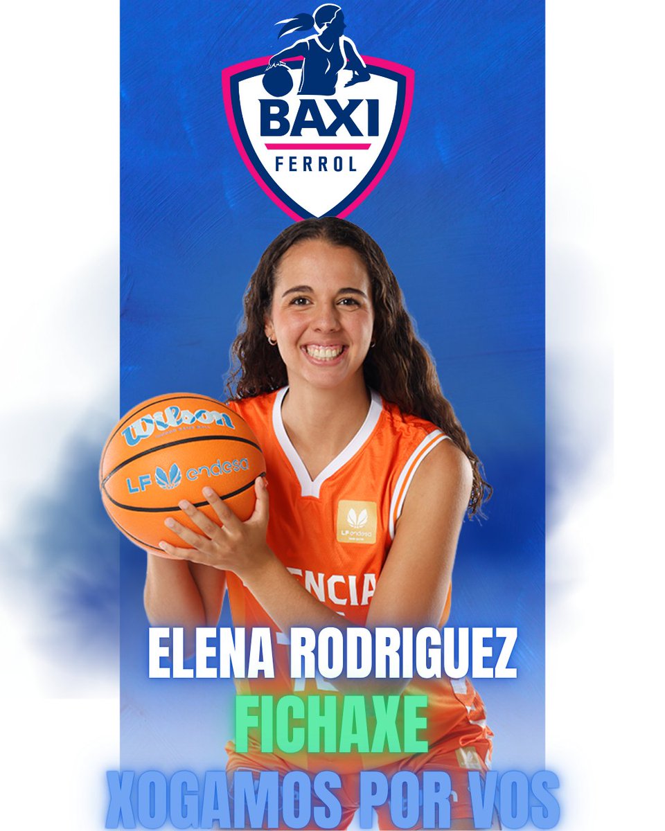 📢 ¡Nuevo fichaje!

Elena Rodríguez se incorpora al Baxi Ferrol 💙🏀

Con experiencia en la NCAA (Harvard) y gran proyección internacional, llega para aportar talento, energía.

Bienvenida Elena!