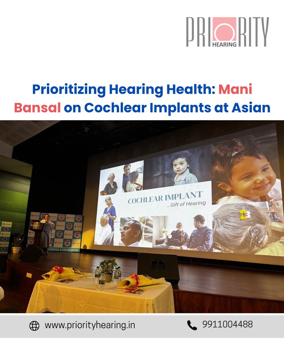 PriorityPHC's tweet image. ✨ Event Highlights – Better Hearing, Better Living ✨
#BetterHearingBetterLiving #CochlearImplantAwareness #HearingHealth #SoundOfHope #LifeChangingTechnology #HearingLossSupport #AsianHospital #FaridabadEvents #EmpoweringLives #HopeThroughHearing
