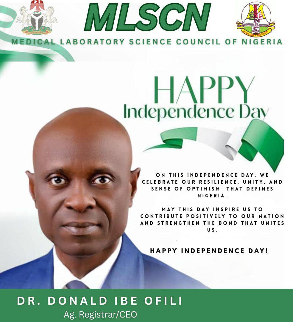 MedLabNigeria's tweet image. #independenceday2025 #mlscn #medlabnigeria #amlsn