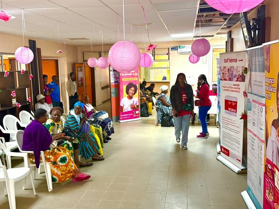 Célébration du mois d'octobre Rose à l'Hôpital Général de Douala #Cameroon.

Au programme :
- Sensibilisation 
- Dépistage gratuit
- Examens à prix réduit
* Mammographie 12 000 Frs 
*Échographie Mammaire 12000Frs
- Epu