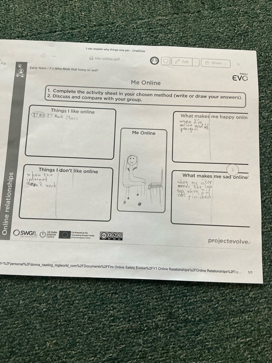 firsprimarysale's tweet image. Today we had @donna_mgl in #Year2Chestnut teaching us all about internet safety. Here are some of our worksheets! #firscomputing #selfawareness