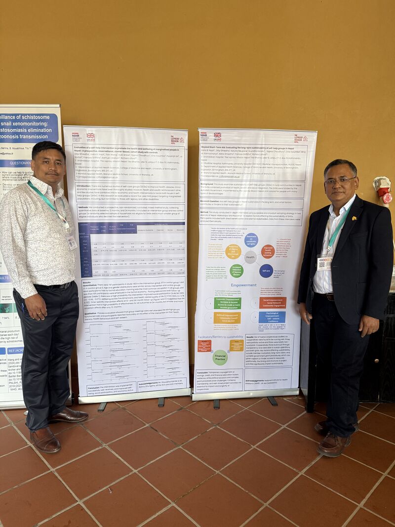 Leprosy Research (@leprosyresearch) on Twitter photo Our <a href="/tlmnepal/">The Leprosy Mission Nepal</a> research team is at #NNN2025 NNN conference in Kampala, Uganda presenting <a href="/NIHRresearch/">National Institute for Health and Care Research</a> funded studies- SHERPA & Sustainability studies. Our <a href="/tlmnepal/">The Leprosy Mission Nepal</a> research team is at #NNN2025 NNN conference in Kampala, Uganda presenting <a href="/NIHRresearch/">National Institute for Health and Care Research</a> funded studies- SHERPA & Sustainability studies.