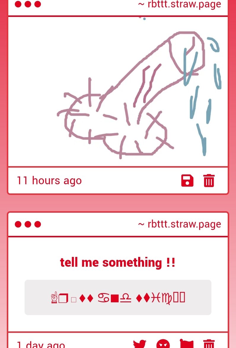 whyd u draw a self portrait in my strawpage omg.. also fuck off no way u translated that shit to fucking wingdings dude im gonna murder u