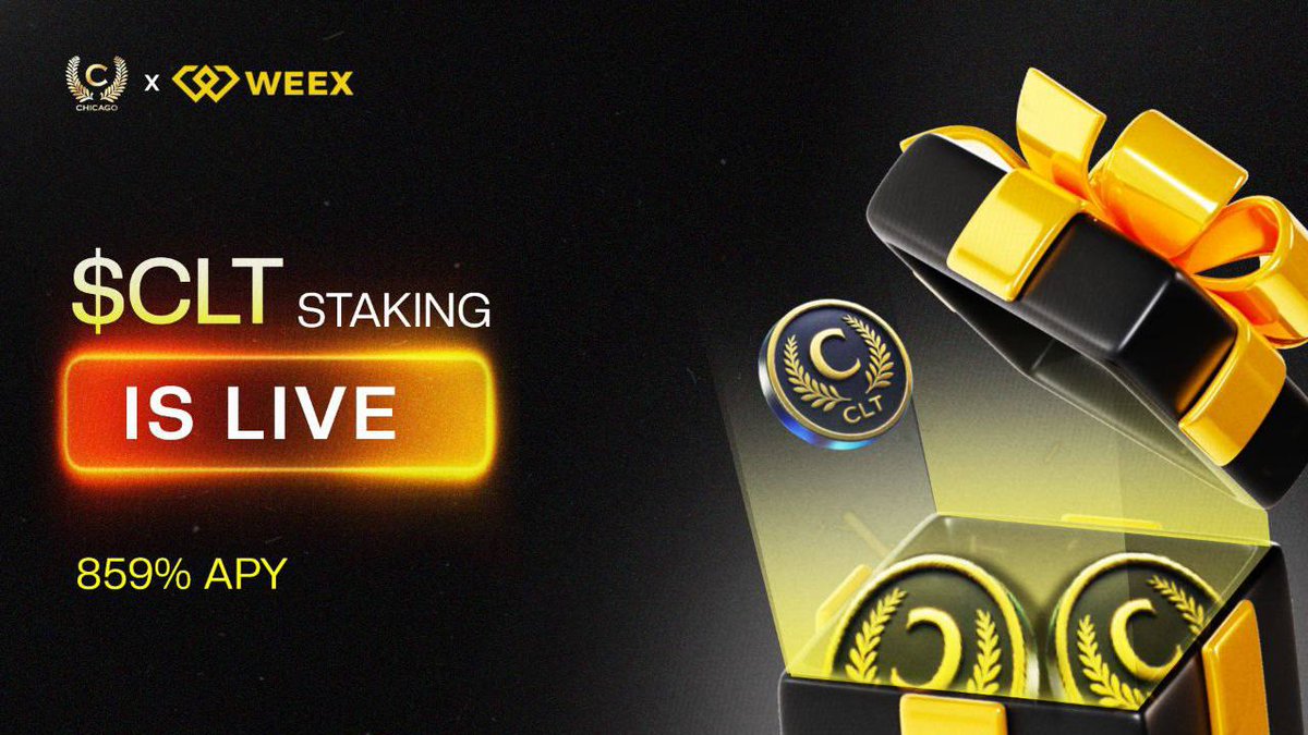 Chicago Coin Staking is LIVE!
Stake CLT, earn from a 10M reward pool, with APY up to 859% &amp; withdraw anytime.

⏰ Sept 29, 2025 → Nov 28, 2026
🌎 Plus, join our Ambassador Program &amp; rep CLT for exclusive rewards! 👇
docs.google.com/forms/d/e/1FAI…

Don't miss it 👌
#CLT #Staking #Web3