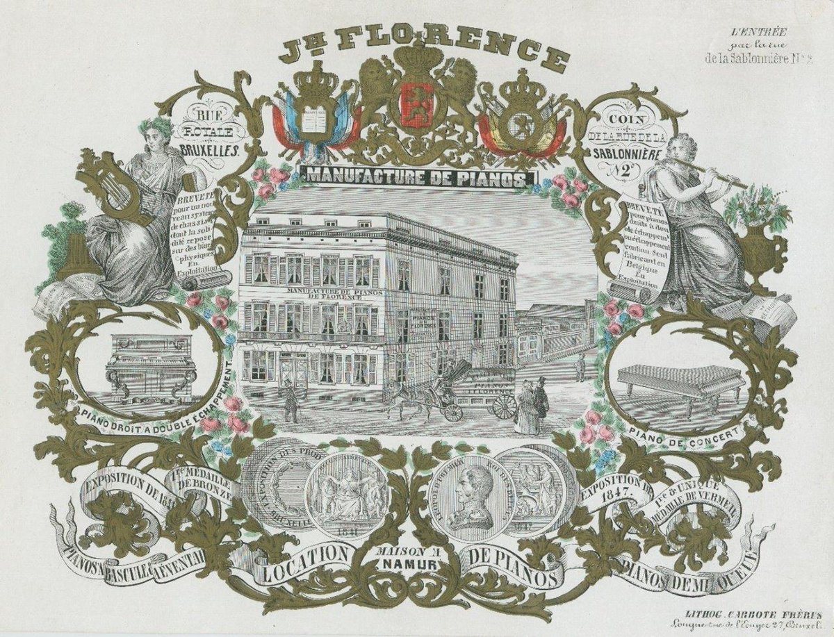 🔦 Spotlight – October
Discover the exquisite porcelain card of piano maker Jean-Joseph Florence (1847–1851) from the MIM’s iconographic collection. A 19th-century masterpiece of visual identity and craftsmanship ✨
👉 Learn more: tinyurl.com/35e9kej9