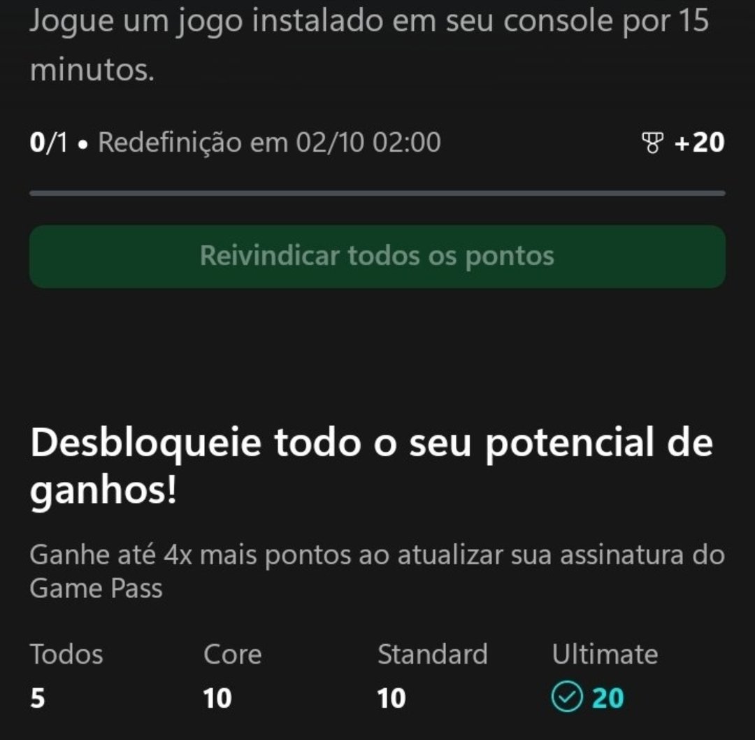SXGAMESoficial's tweet photo. Acordamos hoje com GRANDES MUDANÇAS no #MicrosoftRewards!

A Microsoft alterou MUITO a quantidade de pontos que ganhos por cada atividade melhorando pra assinantes ULTIMATE e piorando pra outros!

Todos ganham + PONTOS agora com Ultimate!

Segue o fio pra entender melhor👇 https://t.co/iWmFOBxNWO