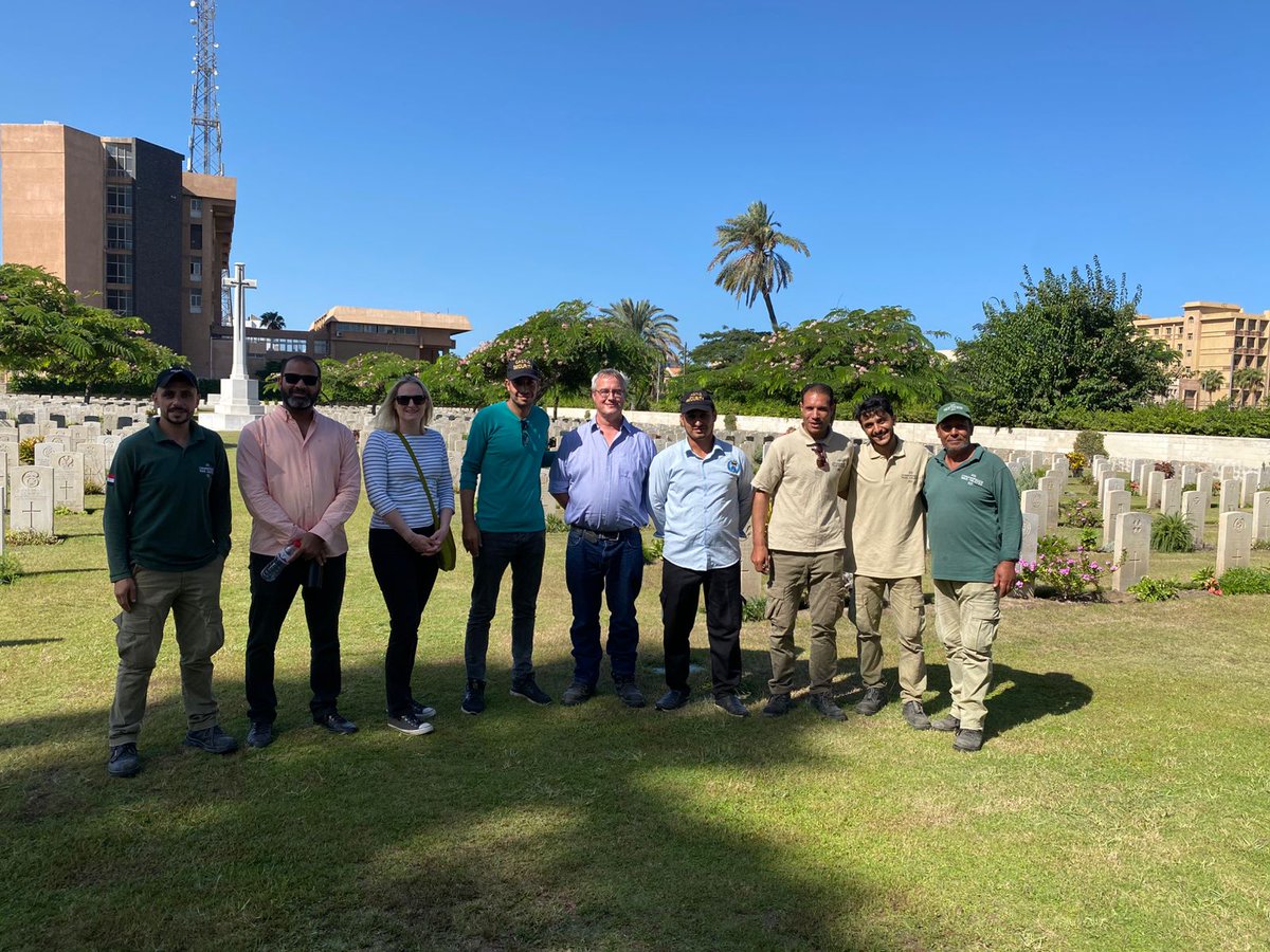 Health and Safety Audit tour around Egypt and we had a moment of a group Picture with commission staff in Alexandria Hadra Site 
<a href="/AlaaAbourabeh/">3laa 3bou Rabe7</a> 
<a href="/HemaJaradah/">Ibrahim Jaradah 🇵🇸</a> 
<a href="/AAPAComms/">AAAComms</a> 
<a href="/CWGC/">Commonwealth War Graves</a> 
<a href="/SiJFletch/">Simon Fletcher</a>