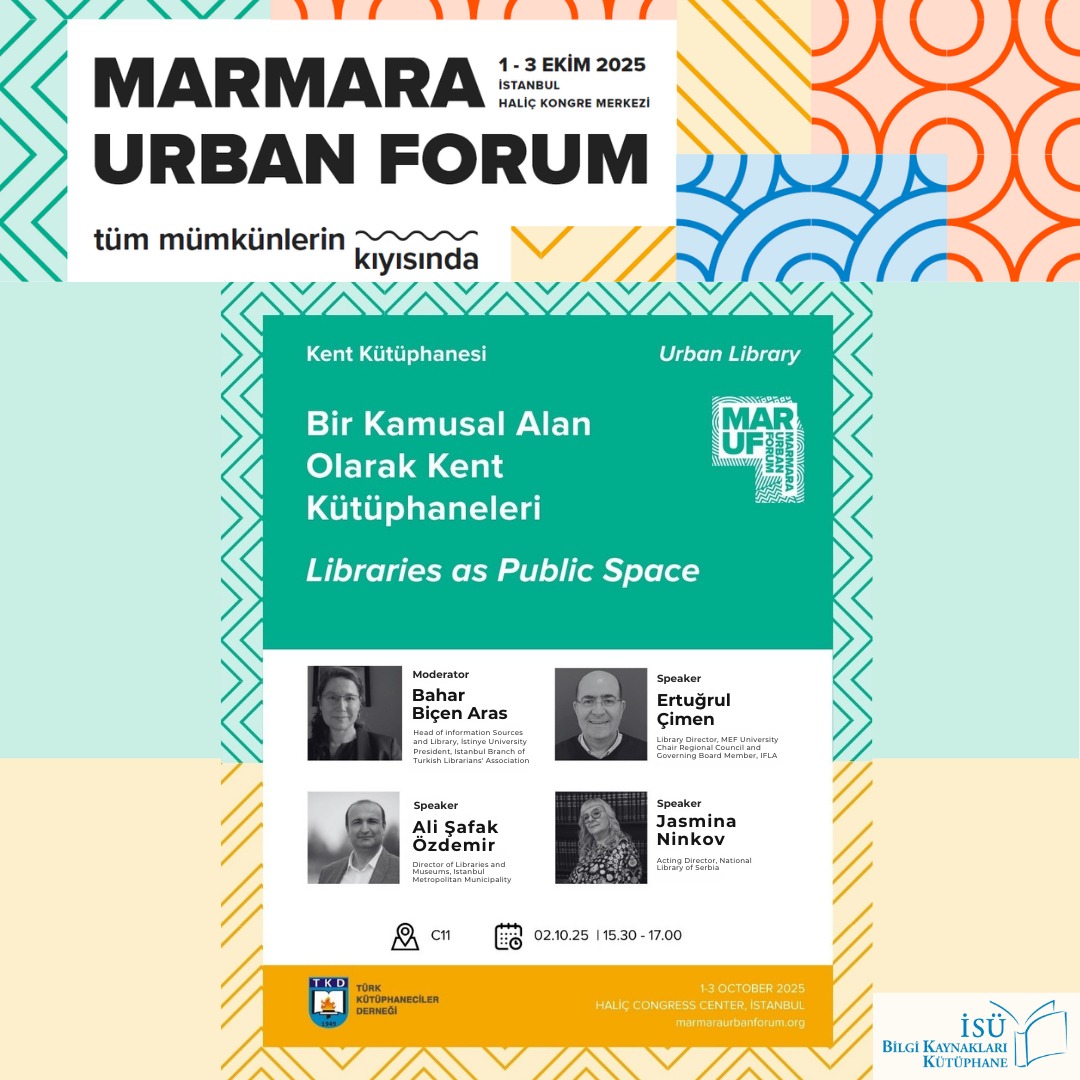 MARUF25 bugün başladı. "Bir Kamusal Alan Olarak Kütüphaneler" paneline vakti olan, ilgilenen herkesi bekleriz...

marmaraurbanforum.org/?l=tr

<a href="/MarmaraUrban/">MARUF</a>