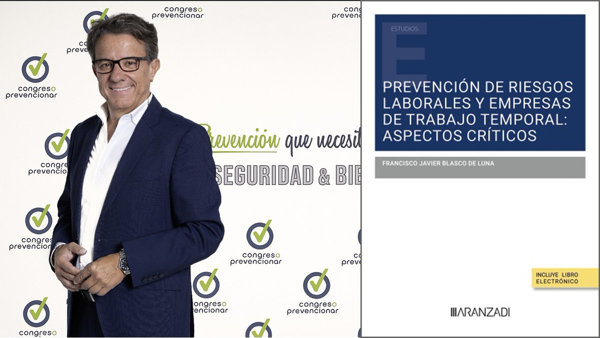 #BlascoDeLunaAsociados Muchas gracias a PREVENCIONAR y en particular, a Agustín Sánchez Toledo, por invitarme a compartir mi investigación sobre la salud laboral en la relación triangular de puesta a disposición, presentando mi libro (shorturl.at/93IWq)