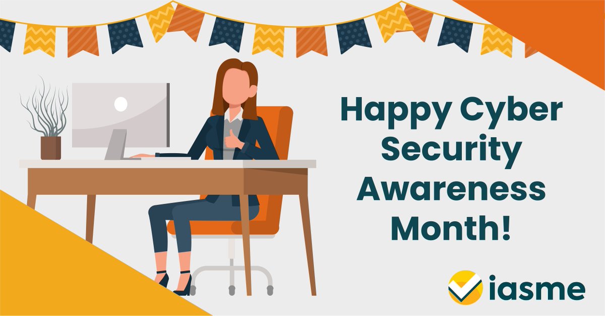 IASME1's tweet image. October is #CyberSecurityAwarenessMonth! 💻

Throughout the month, we’ll be sharing insights and practical guidance around important topics.

Learn more about how #IASME is helping organisations build cyber resilience 👉 iasme.co.uk

#cybermonth2025