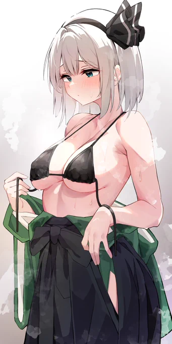 稽古の後、あつあつ妖夢ちゃん #東方Project
