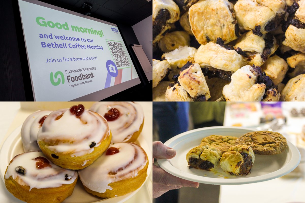 ☕🍰 This week our Coffee Morning raised much needed cash for Farnworth &amp; Kearsley Foodbank, well done everyone!