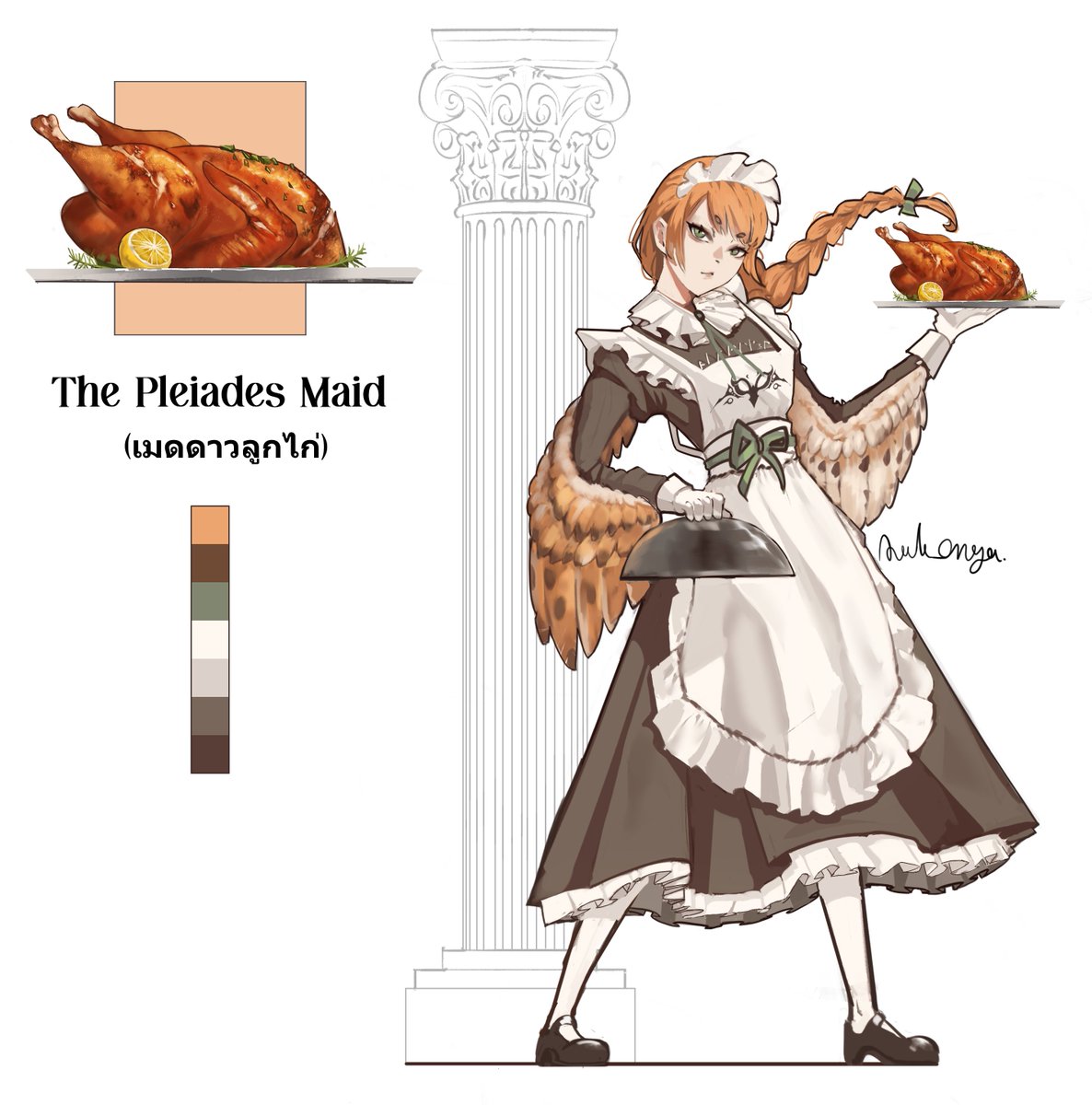 AreoleOmega's tweet photo. Character Design Pleiades maid ขี้เกียจคิดชื่อกับประวัติไว้อยากทำต่อจะมาตั้งให้ละกัน 7พี่น้องเมดดาวลูกไก่

#characterdesigns #conceptart #illustration #clipstudiopaint #maid #2d https://t.co/ZCopfLjMo5