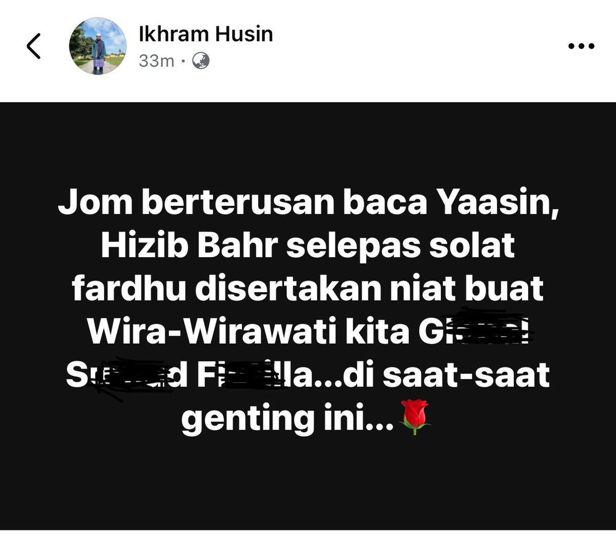 ikhramhusin's tweet photo. Dah Hampir GARIS MERAH.... 🍉🍉🍉
Mohon sama doakan Wira Wirawati kita ya... https://t.co/g7RCSO8aAG