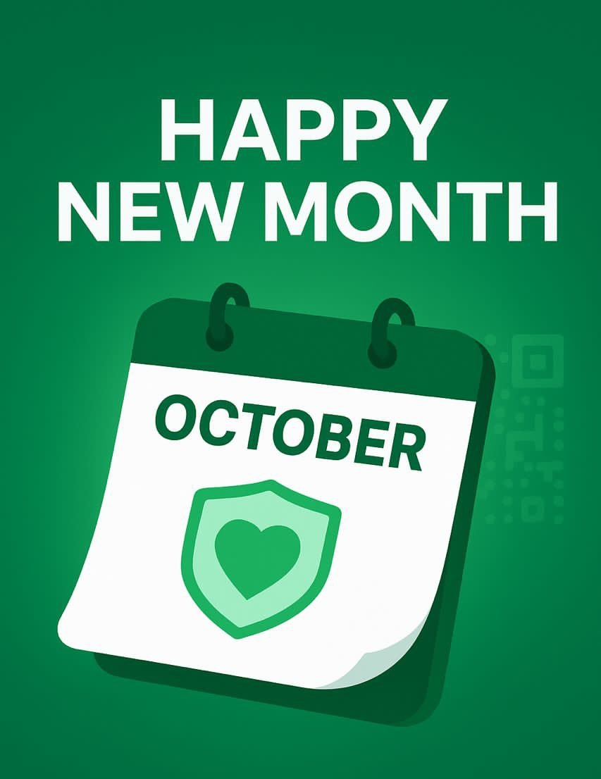 SafeLink__'s tweet photo. Happy New Month
From all of us at SafeLink, we celebrate every heartbeat of resilience & unity.
Hereβs to more life and a healthier, safer future throughout October π
#SafeLink #HealthTech #EmergencyCare https://t.co/z8ckVG1vRt
