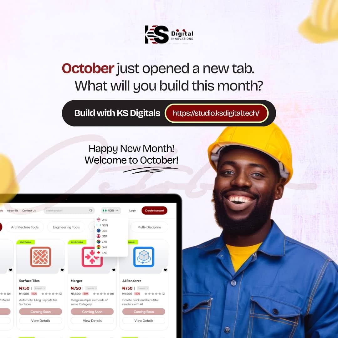 ksdinnovations's tweet image. New month, new goals! We&apos;re spending October in full launch mode. We&apos;re testing, prepping, and getting ready for you. 

What are you building this month?

#October #NewMonth #LaunchMode #KSDigitalInnovations
#AEC #Construction #Engineering