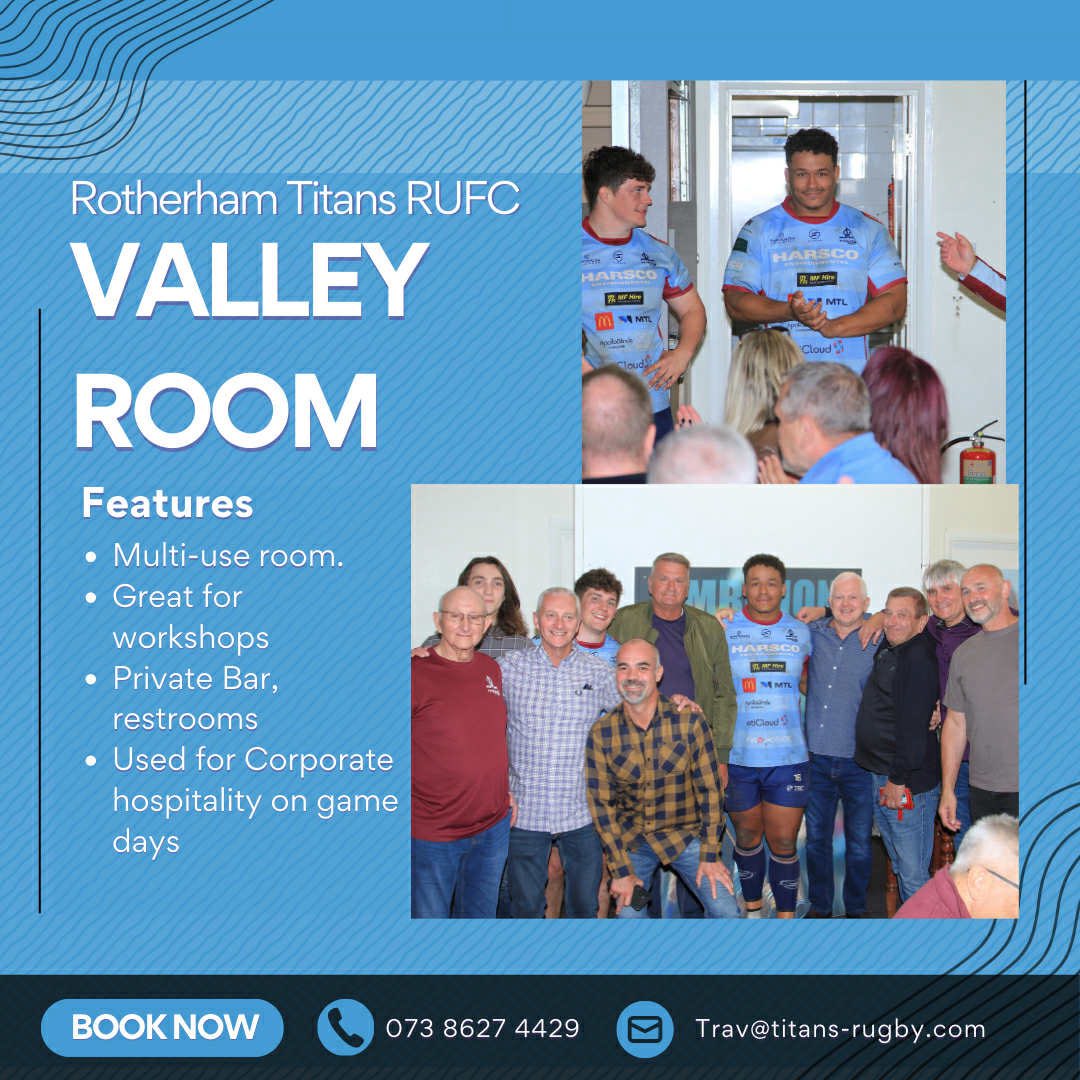 RotherhamRugby's tweet image. 𝙏𝙃𝙀 𝘾𝙇𝙐𝘽𝙃𝙊𝙐𝙎𝙀 - 𝙏𝙃𝙀 𝙋𝙀𝙍𝙁𝙀𝘾𝙏 𝙑𝙀𝙉𝙐𝙀 𝙁𝙊𝙍 𝘼𝙇𝙇 𝙔𝙊𝙐𝙍 𝙎𝙋𝙀𝘾𝙄𝘼𝙇 𝙊𝘾𝘾𝘼𝙎𝙄𝙊𝙉𝙎:

Make The Clubhouse At Rotherham Titans Rugby Club Your Home for Special Events.

Book our function rooms &amp;amp; bars for your event:

• 𝘈𝘕𝘕𝘐𝘝𝘌𝘙𝘚𝘈𝘙𝘐𝘌𝘚…