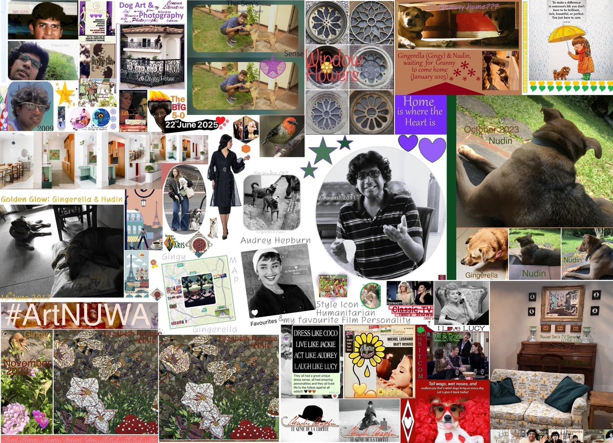 Welcome #October🍁#Nuwan2000s♥️from #NuwanSEN #GingerellaSEN #NudinSEN❣️#Art #DogART #Photography📸#Gingerella(#Gingy)#Nudin🌟#TVSitcoms #Sitcom #ILoveLucy #WillandGrace📺#Soaps #Dynasty #DogHouse #Homes #Interiors #NuwanARTS #NuWart #ArtNUWA #FilmNUWA #Collages #Hepburn #NuwaN✨