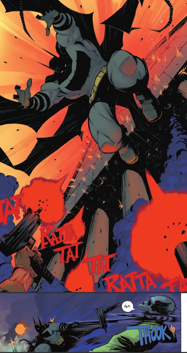 Vick_Production's tweet photo. Just completed first issue of #AbsoluteBatman
&amp; Damn...this is the most brutal batman I've ever seen. Also really loved the art style of this. https://t.co/kbUmgeCLmH