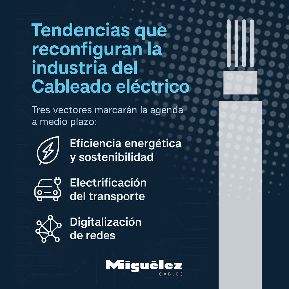 ⚡️𝗘𝗹 𝗳𝘂𝘁𝘂𝗿𝗼 𝗾𝘂𝗲 𝘃𝗶𝗲𝗻𝗲, 𝘆𝗮 𝗹𝗼 𝗲𝘀𝘁𝗮𝗺𝗼𝘀 𝗶𝗺𝗽𝘂𝗹𝘀𝗮𝗻𝗱𝗼.

Nuestra visión 🌐 e innovación nos permiten anticiparnos a los cambios que transforman la industria del cableado eléctrico.

✅𝗔𝗰𝗰𝗲𝗱𝗲👉miguelez.com/es/listado-de-…

#Electrificación