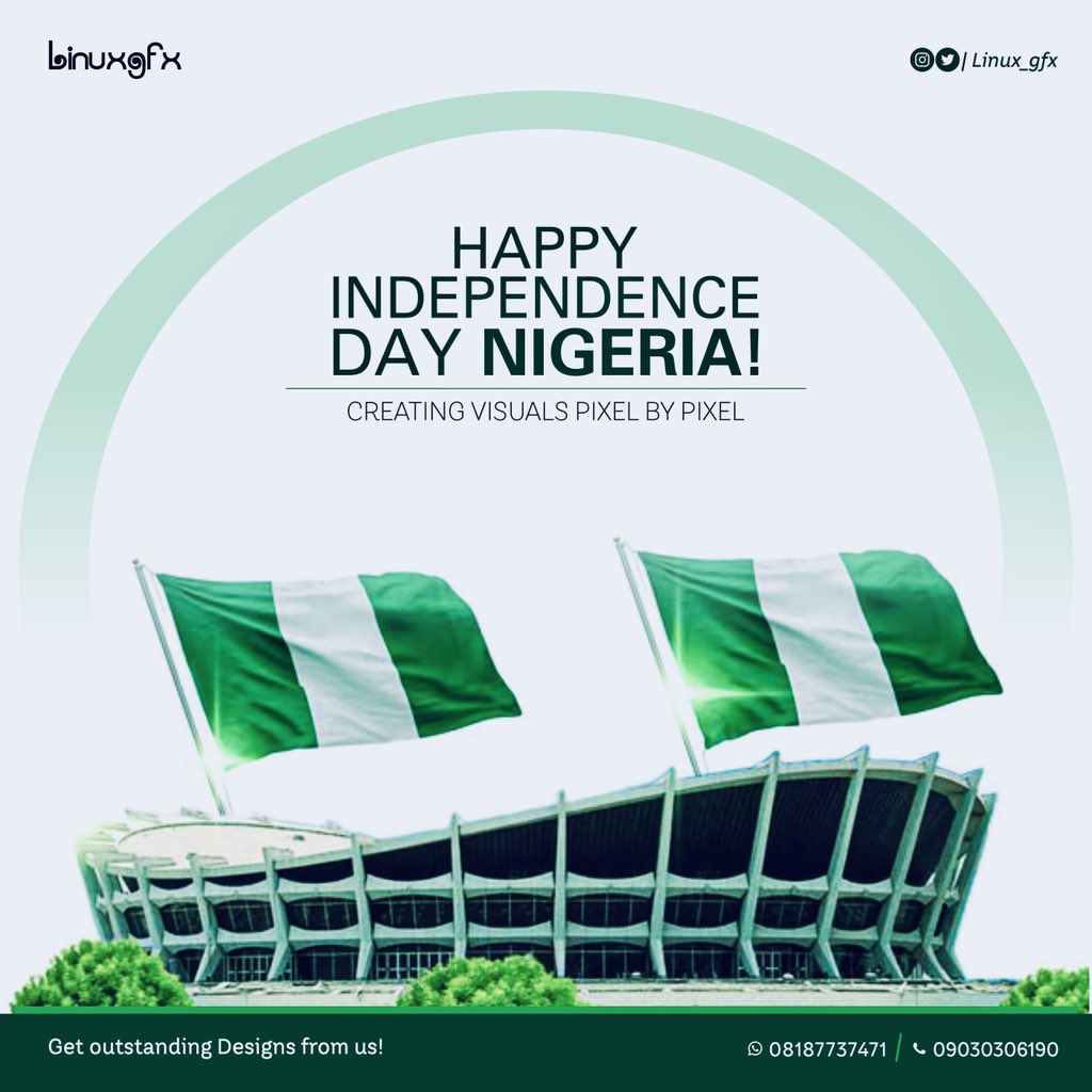 Welcome to October and Happy Independence Day 💫

Been a while I did a personal design for my brand 😅