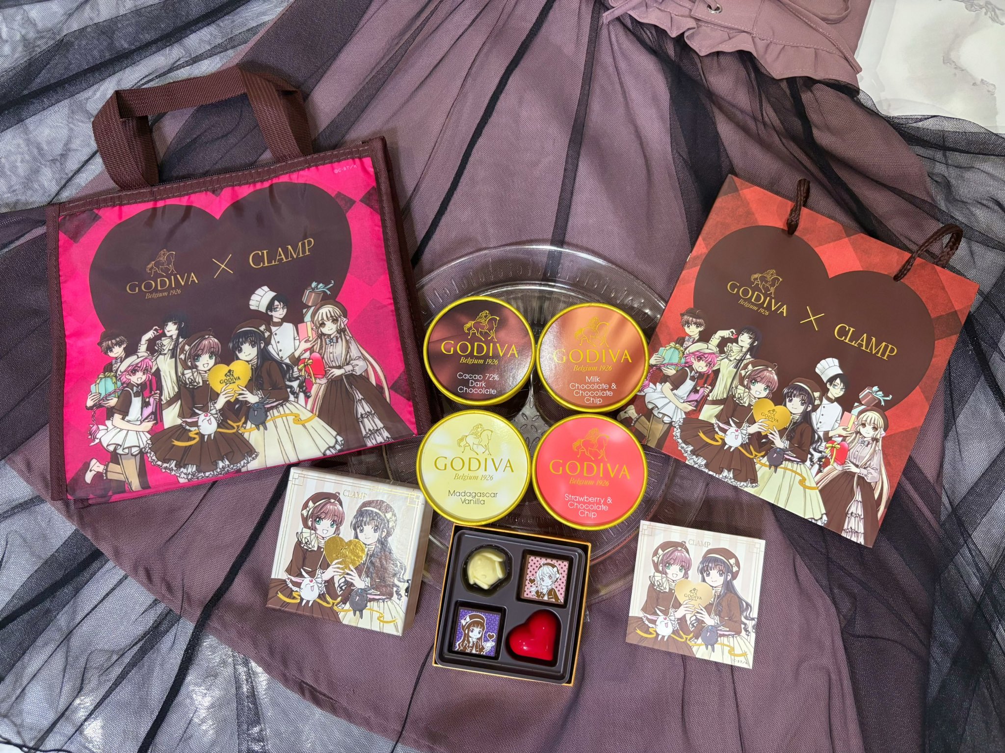 CLAMP ゴディバ タンブラー スリーブステッカー セット GODIVA ①