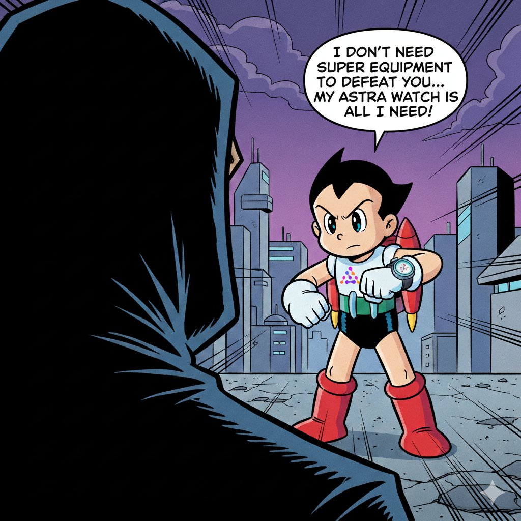 The hero astro boy facing his arch enemy with nothing but his super Astra watch 😡
#AstraNetwork
<a href="/Astra_DePIN/">AstraNetwork</a>