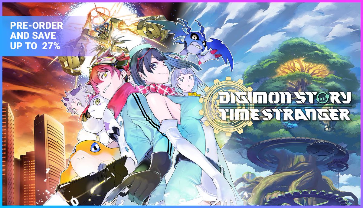 YUPLAY_COM's tweet image. Imagine a world where Digimons and human heroes unite to solve time-travel mysteries. Don’t miss the chance to be part of this unique adventure with your favorite characters! Pre-order now and be among the first to experience this new digital epic. 
Link in comments.